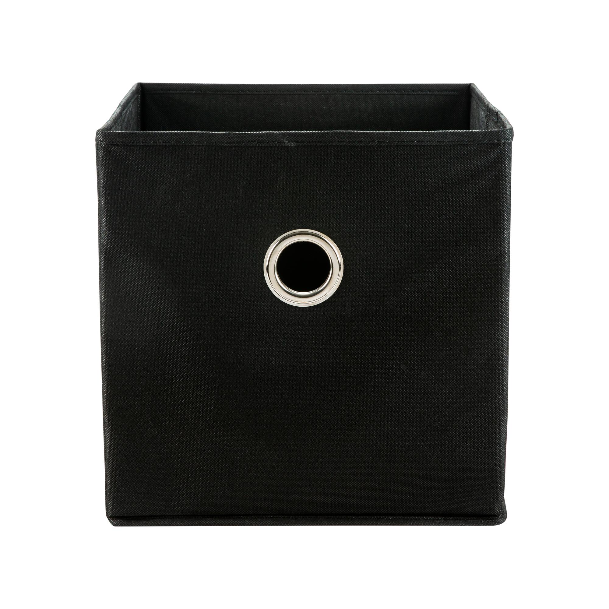 Organize It All 12" Black Storage Cubes, 2ct.